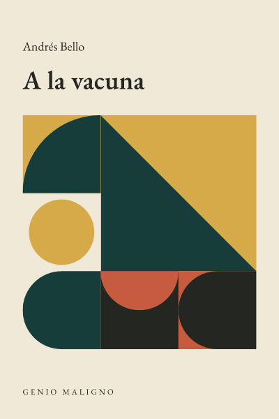 Portada de A la vacuna, de Andrés Bello