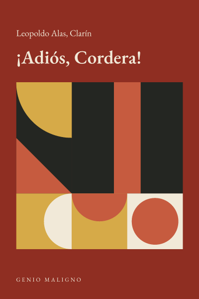 Portada de ¡Adiós, Cordera!, de Leopoldo Alas, Clarín