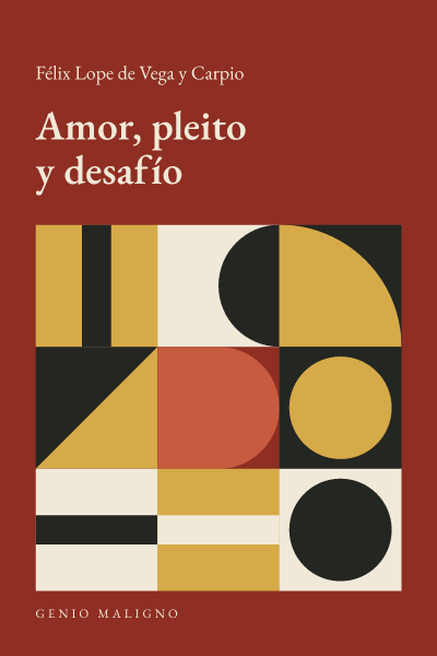 Portada de Amor, pleito y desafío, de Félix Lope de Vega y Carpio
