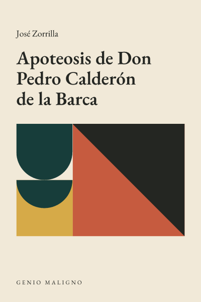 Portada de Apoteosis de Don Pedro Calderón de la Barca, de José Zorrilla