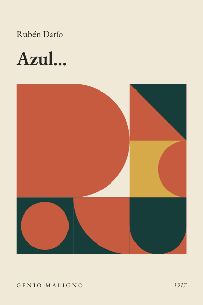 Portada de Azul..., de Rubén Darío