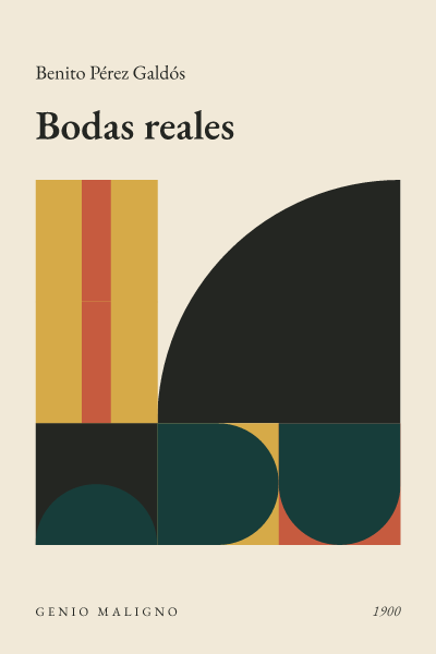 Portada de Bodas reales, de Benito Pérez Galdós