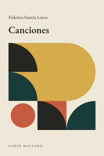 Portada de Canciones, de Federico García Lorca