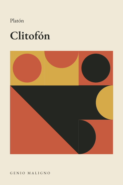 Portada de Clitofón, de Platón