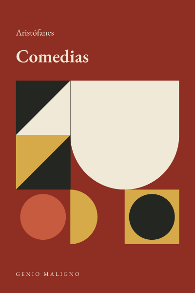 Portada de Comedias, de Aristófanes