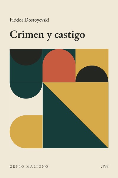 Portada de Crimen y castigo, de Fiódor Dostoyevski