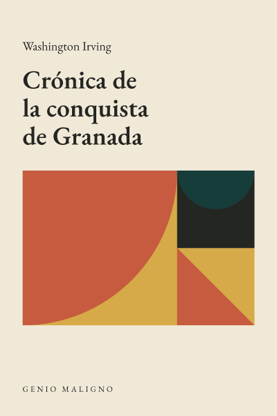 Portada de Crónica de la conquista de Granada, de Washington Irving