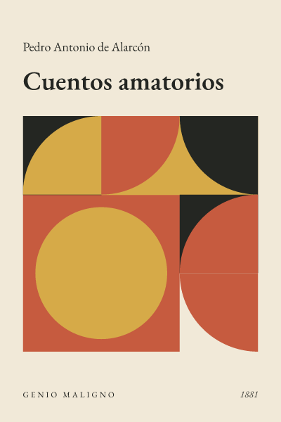 Portada de Cuentos amatorios, de Pedro Antonio de Alarcón