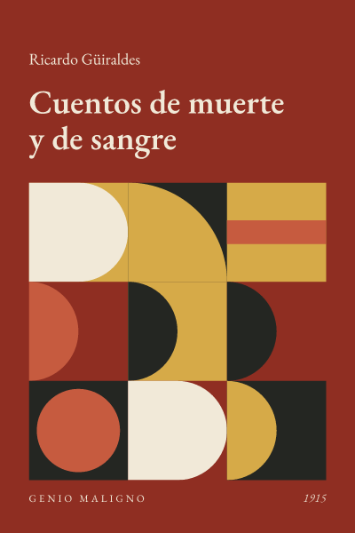 Portada de Cuentos de muerte y de sangre, de Ricardo Güiraldes