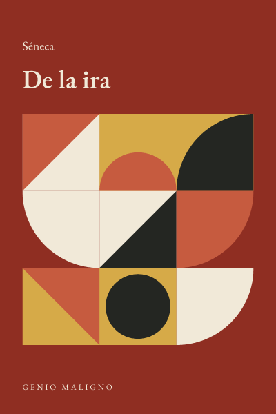 Portada de De la ira, de Séneca