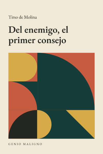 Portada de Del enemigo, el primer consejo, de Tirso de Molina