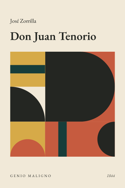 Portada de Don Juan Tenorio (1844), de José Zorrilla
