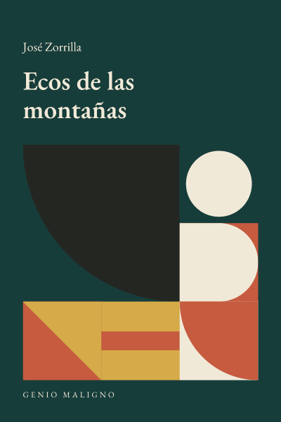 Portada de Ecos de las montañas, de José Zorrilla