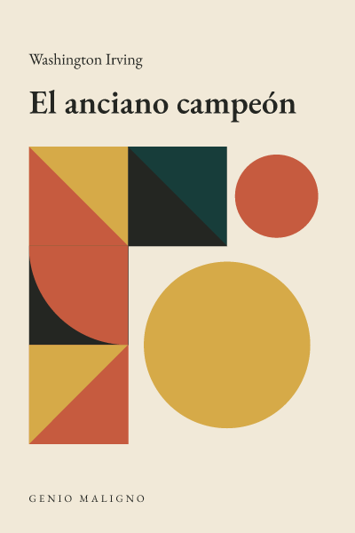 Portada de El anciano campeón, de Washington Irving