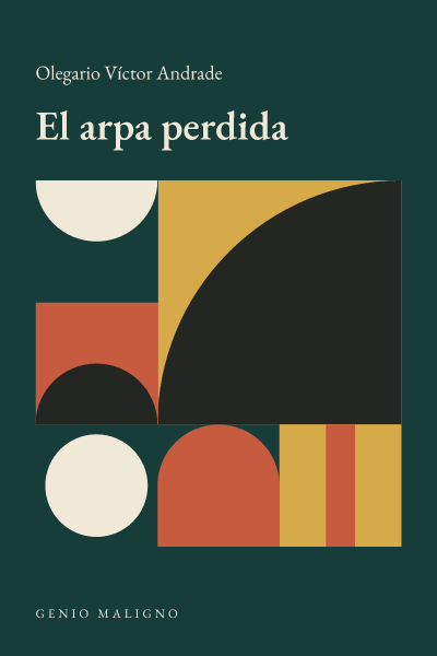 Portada de El arpa perdida, de Olegario Víctor Andrade