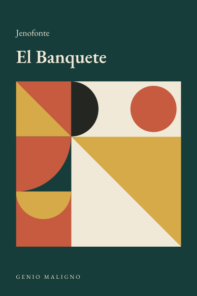 Portada de El Banquete, de Jenofonte