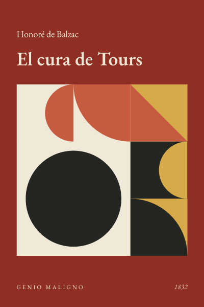 Portada de El cura de Tours, de Honoré de Balzac