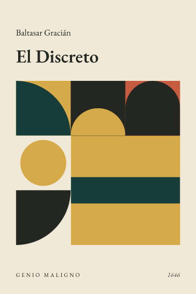 Portada de El Discreto, de Baltasar Gracián
