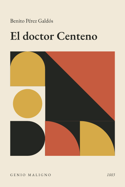 Portada de El doctor Centeno, de Benito Pérez Galdós