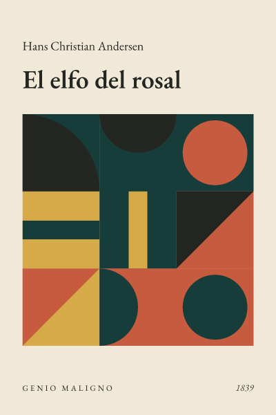 Portada de El elfo del rosal, de Hans Christian Andersen