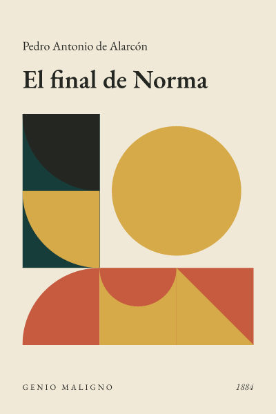 Portada de El final de Norma, de Pedro Antonio de Alarcón