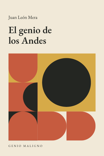 Portada de El genio de los Andes, de Juan León Mera
