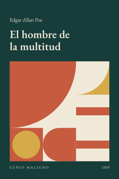 Portada de El hombre de la multitud, de Edgar Allan Poe