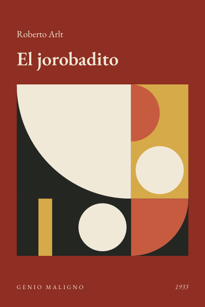 Portada de El jorobadito, de Roberto Arlt