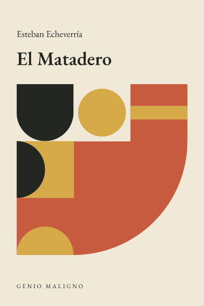 Portada de El Matadero, de Esteban Echeverría