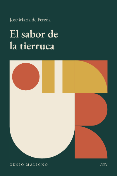 Portada de El sabor de la tierruca, de José María de Pereda