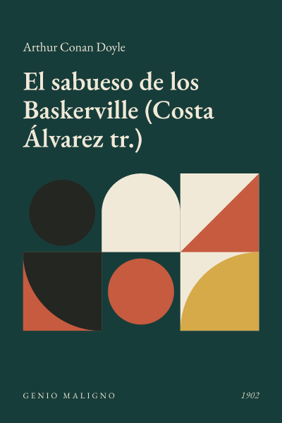Portada de El sabueso de los Baskerville (Costa Álvarez tr.), de Arthur Conan Doyle