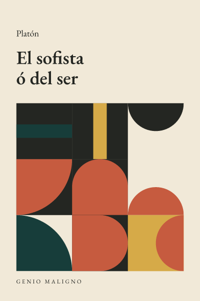 Portada de El sofista ó del ser, de Platón