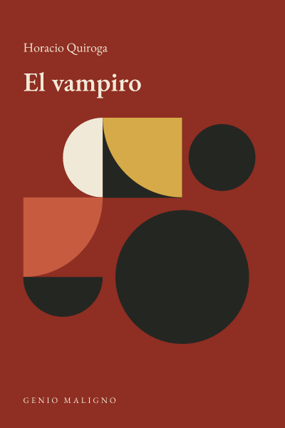 Portada de El vampiro, de Horacio Quiroga
