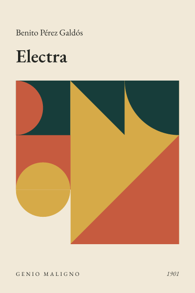Portada de Electra, de Benito Pérez Galdós