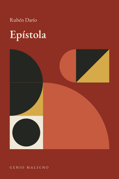 Portada de Epístola, de Rubén Darío