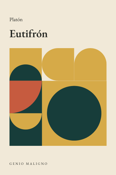Portada de Eutifrón, de Platón