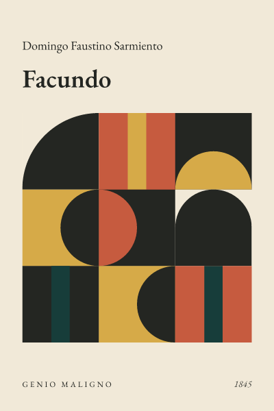 Portada de Facundo, de Domingo Faustino Sarmiento