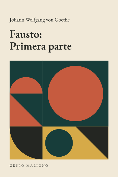 Portada de Fausto: Primera parte, de Johann Wolfgang von Goethe
