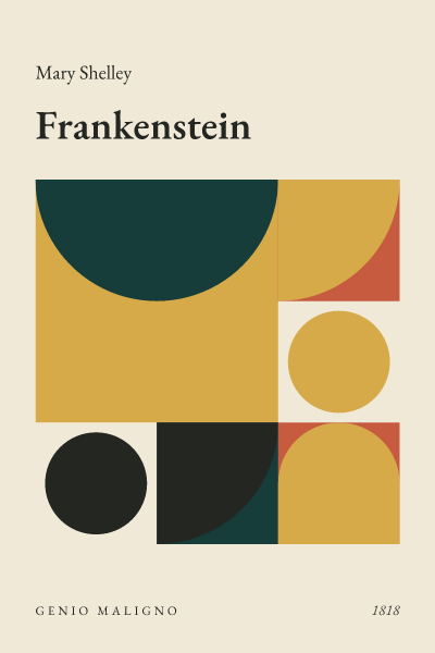 Portada de Frankenstein, de Mary Shelley