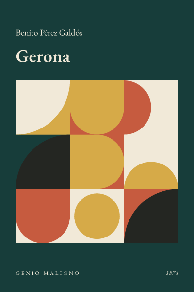 Portada de Gerona, de Benito Pérez Galdós