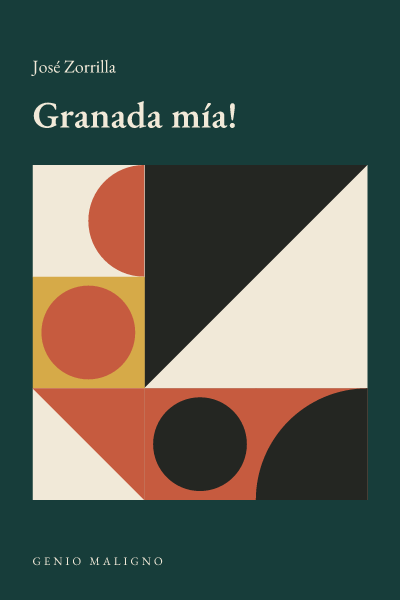 Portada de Granada mía!, de José Zorrilla