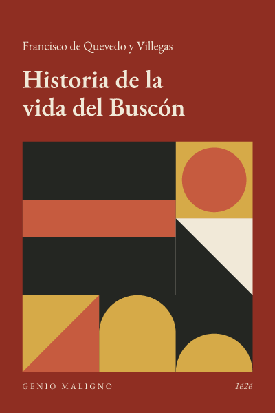 Portada de Historia de la vida del Buscón, de Francisco de Quevedo y Villegas