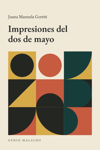 Portada de Impresiones del dos de mayo, de Juana Manuela Gorriti