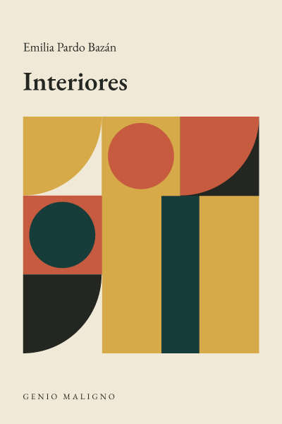 Portada de Interiores, de Emilia Pardo Bazán