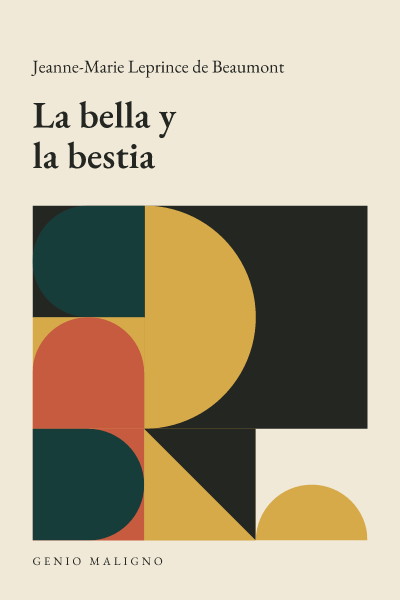 Portada de La bella y la bestia, de Jeanne-Marie Leprince de Beaumont