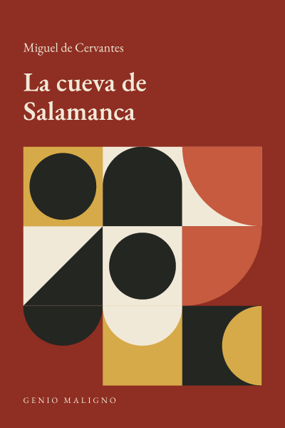 Portada de La cueva de Salamanca, de Miguel de Cervantes