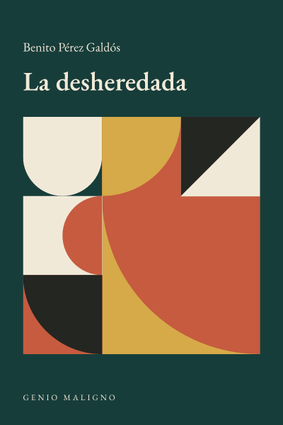 Portada de La desheredada, de Benito Pérez Galdós