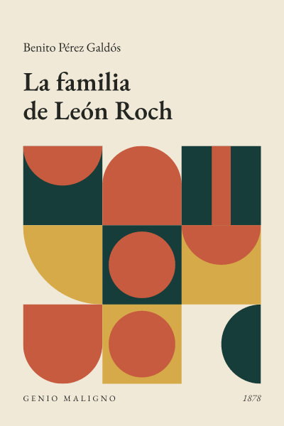 Portada de La familia de León Roch, de Benito Pérez Galdós