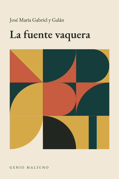 Portada de La fuente vaquera, de José María Gabriel y Galán