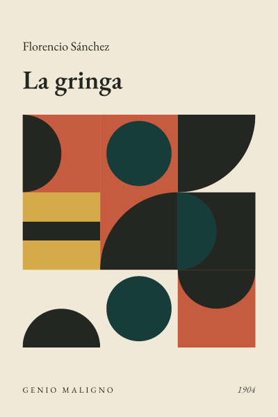 Portada de La gringa, de Florencio Sánchez